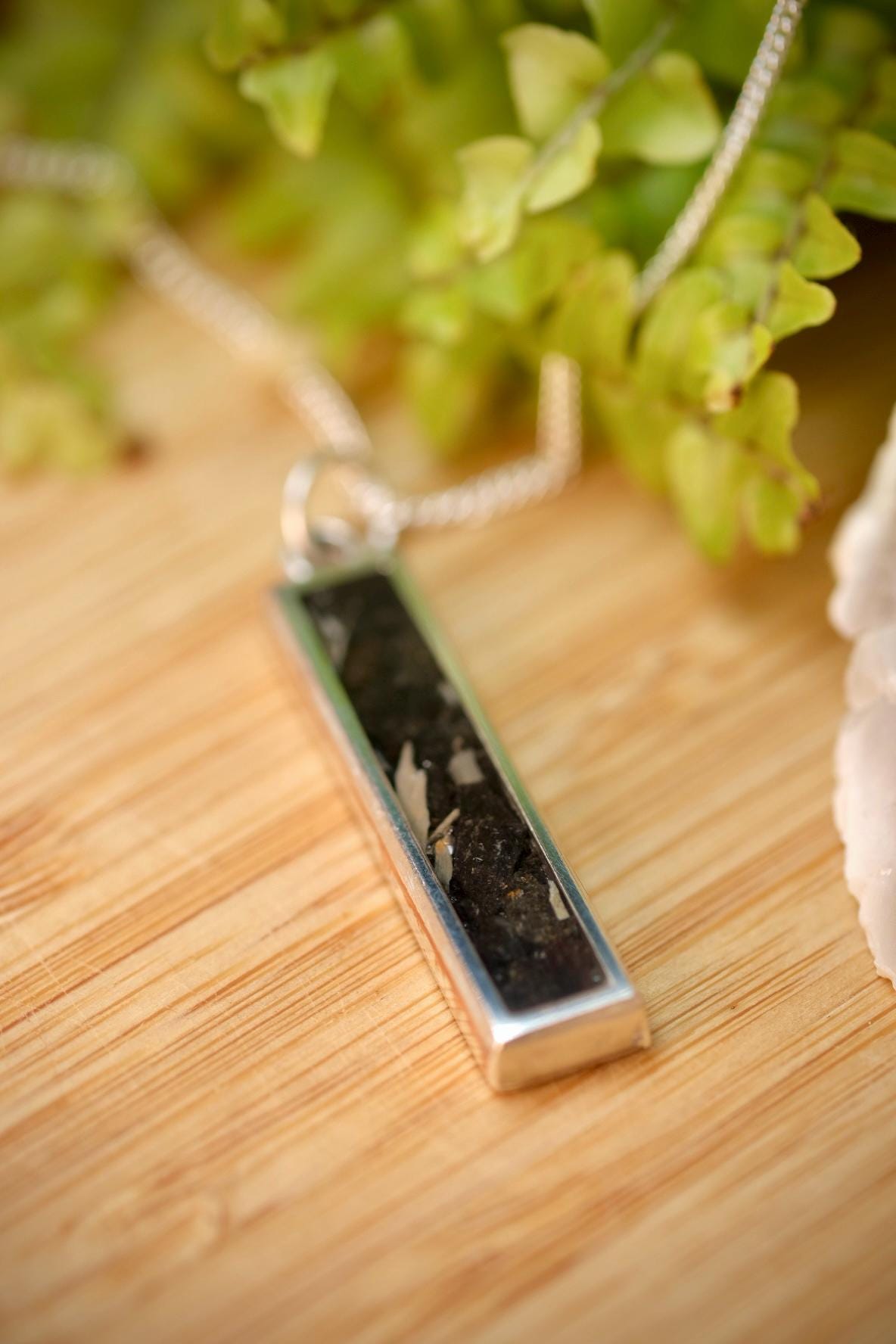 Megalodon Tooth Fossil Pendant Necklace