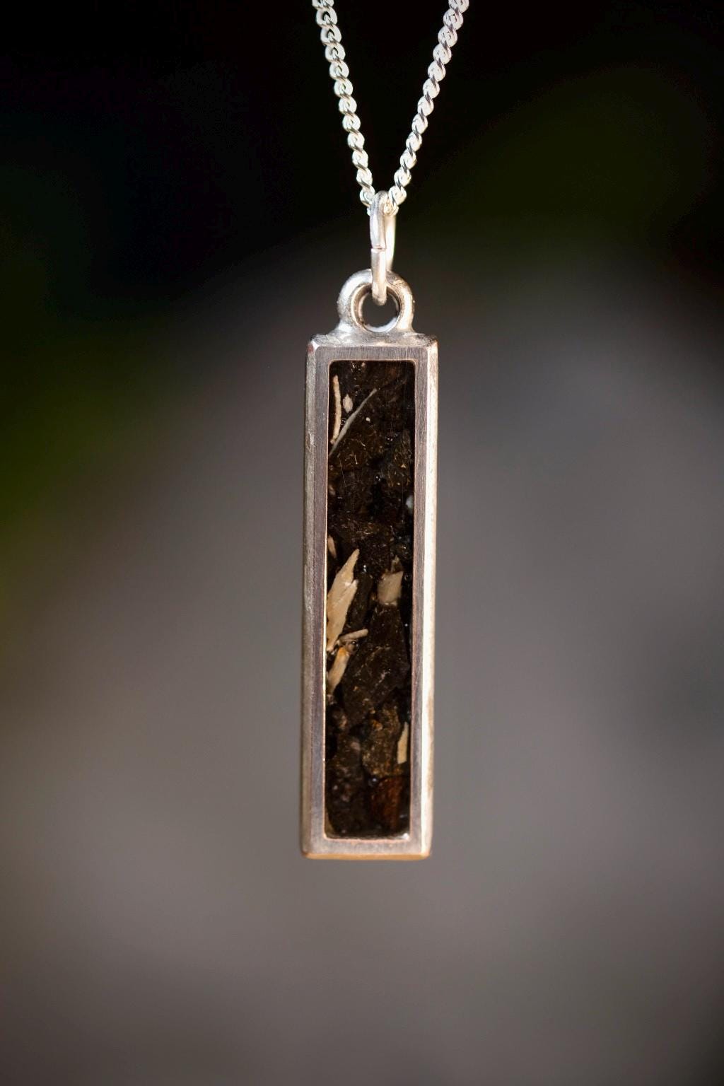 Megalodon Tooth Fossil Pendant Necklace