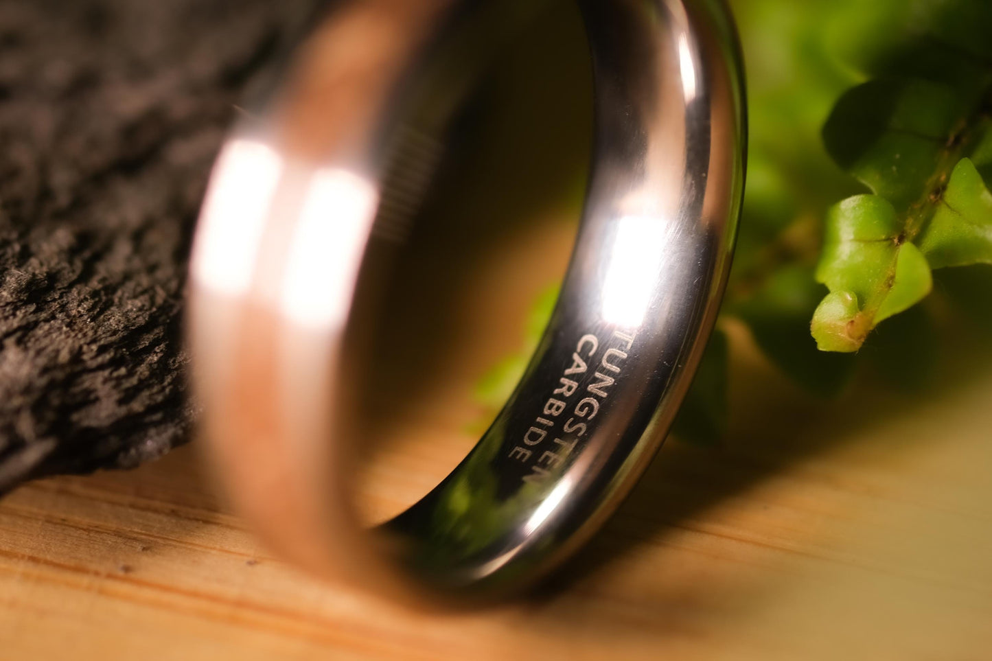 T-Rex Fossil Ring in Tungsten