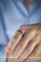 T.Rex Fossil Tungsten Ring