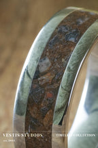 Triceratops Fossil Ring – Steel