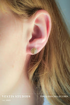 Mosasaur Fossil Earrings – Sterling Silver