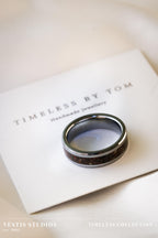 Triceratops Fossil Ring – Tungsten Carbide