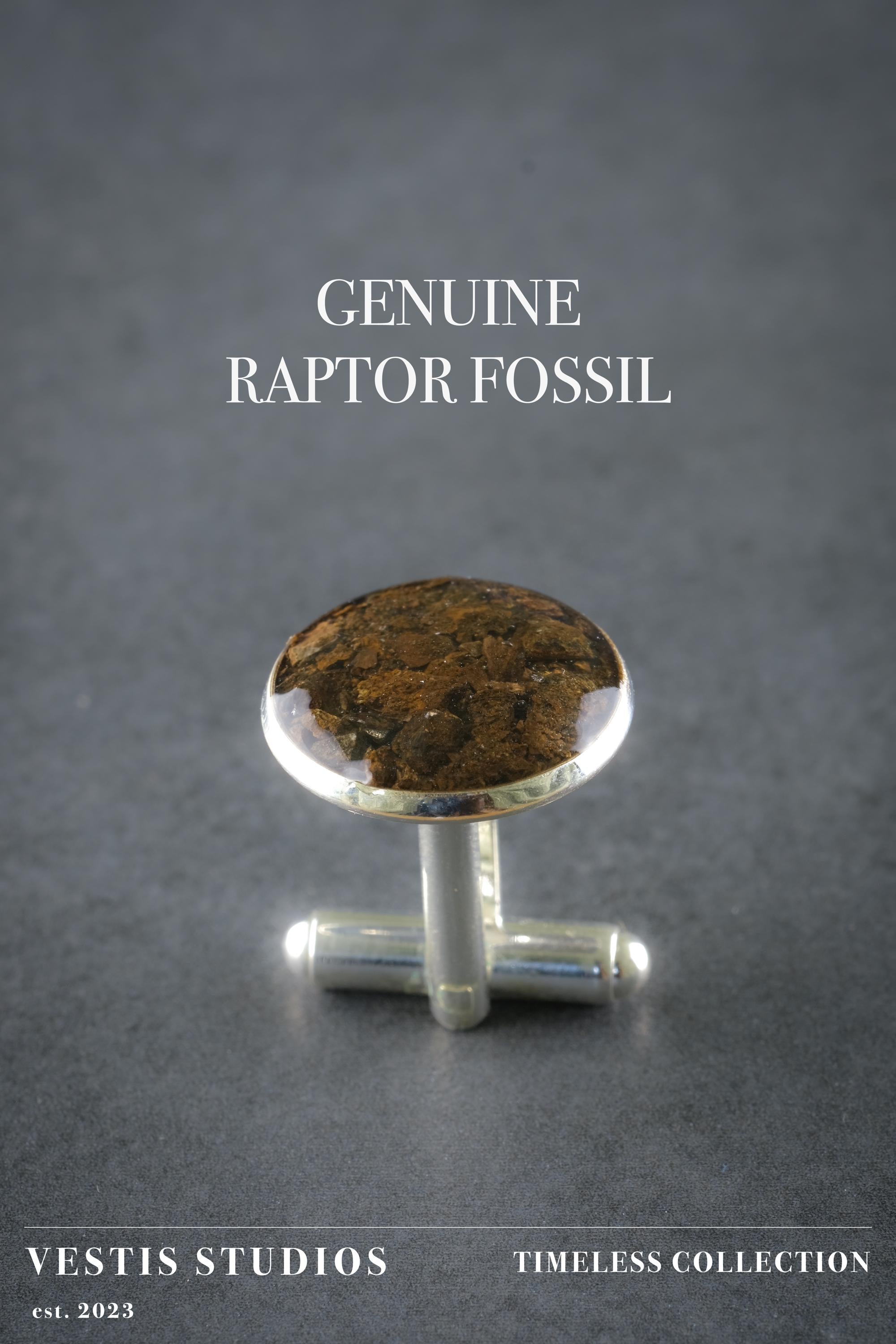 Raptor Fossil Cufflinks