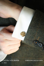Spinosaurus & Mosasaur Fossil Cufflinks