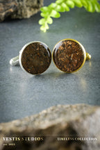 Triceratops Fossil Cufflinks