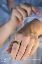 T.Rex Fossil Tungsten Ring