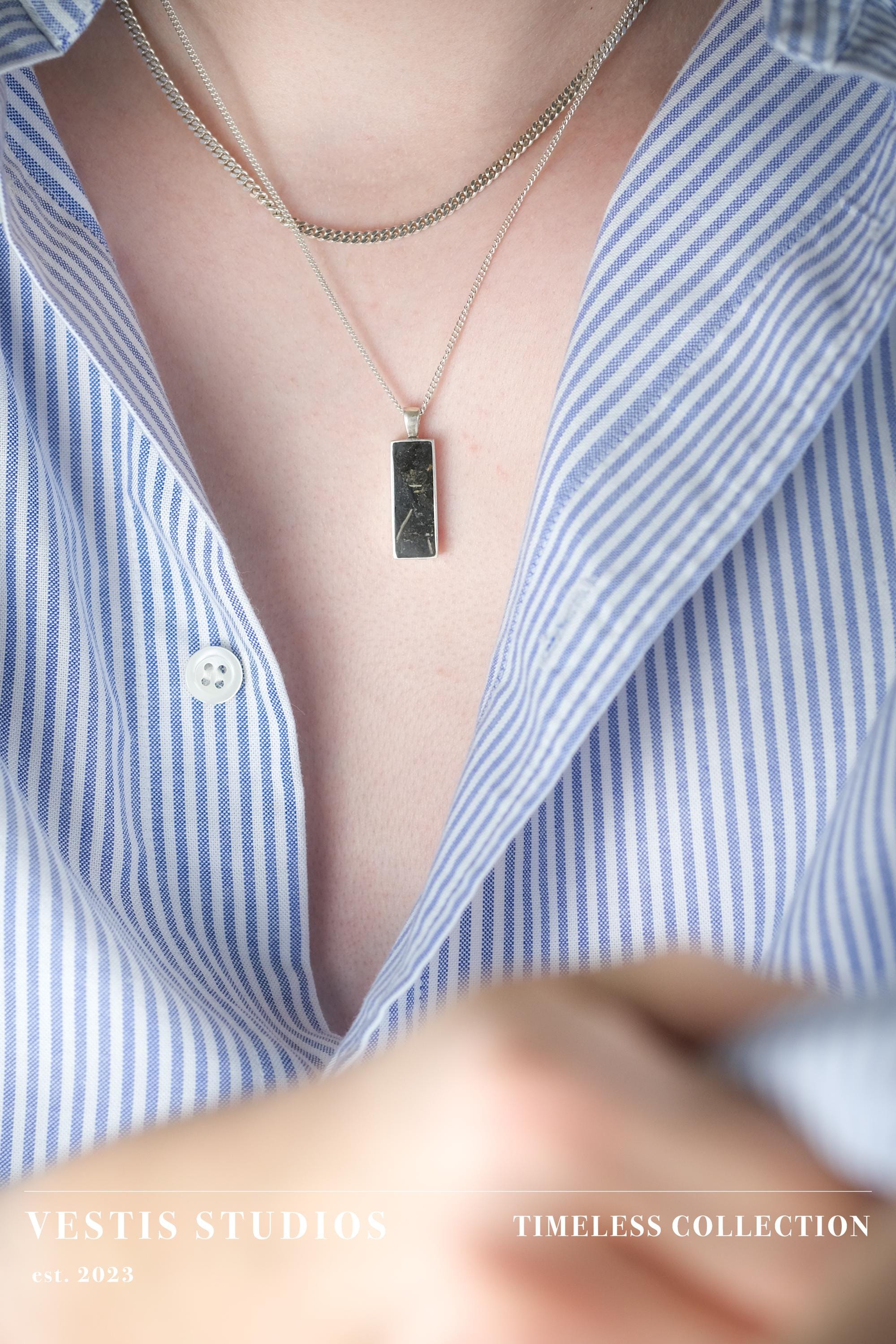 Megalodon Tooth Necklace – Sterling Silver