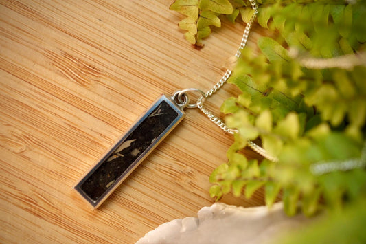 Megalodon Tooth Fossil Pendant Necklace