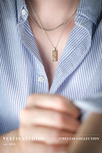 Mosasaur & Spinosaurus Fossil Necklace – Sterling Silver