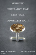T. Rex, Triceratops & Spinosaurus Cufflinks