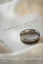 Hadrosaur Fossil Ring – Titanium