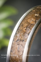 Mosasaur Fossil Ring – Titanium