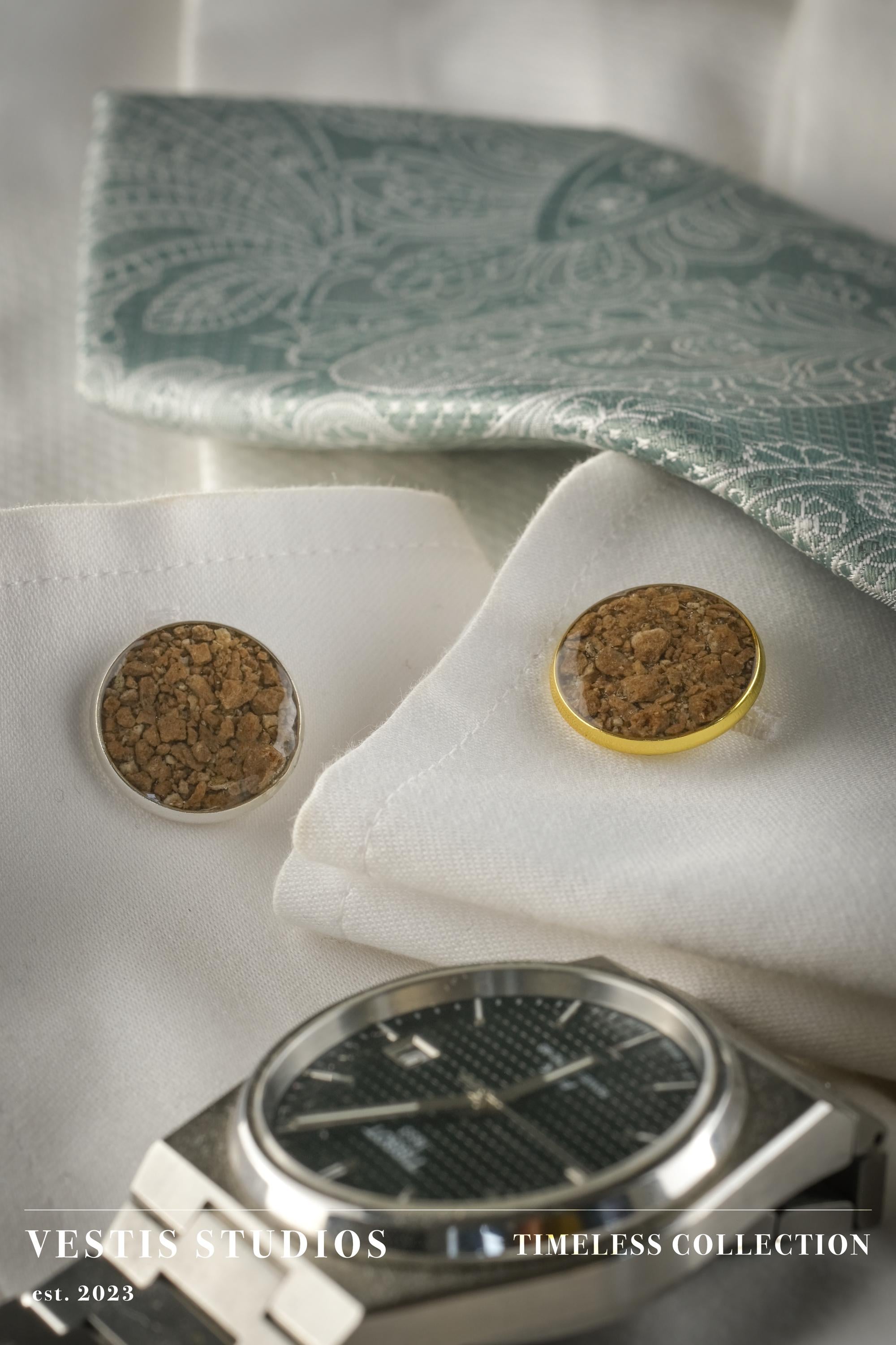 Mosasaur Fossil Cufflinks