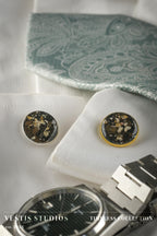 Diplodocus, Raptor & Spinosaurus Cufflinks