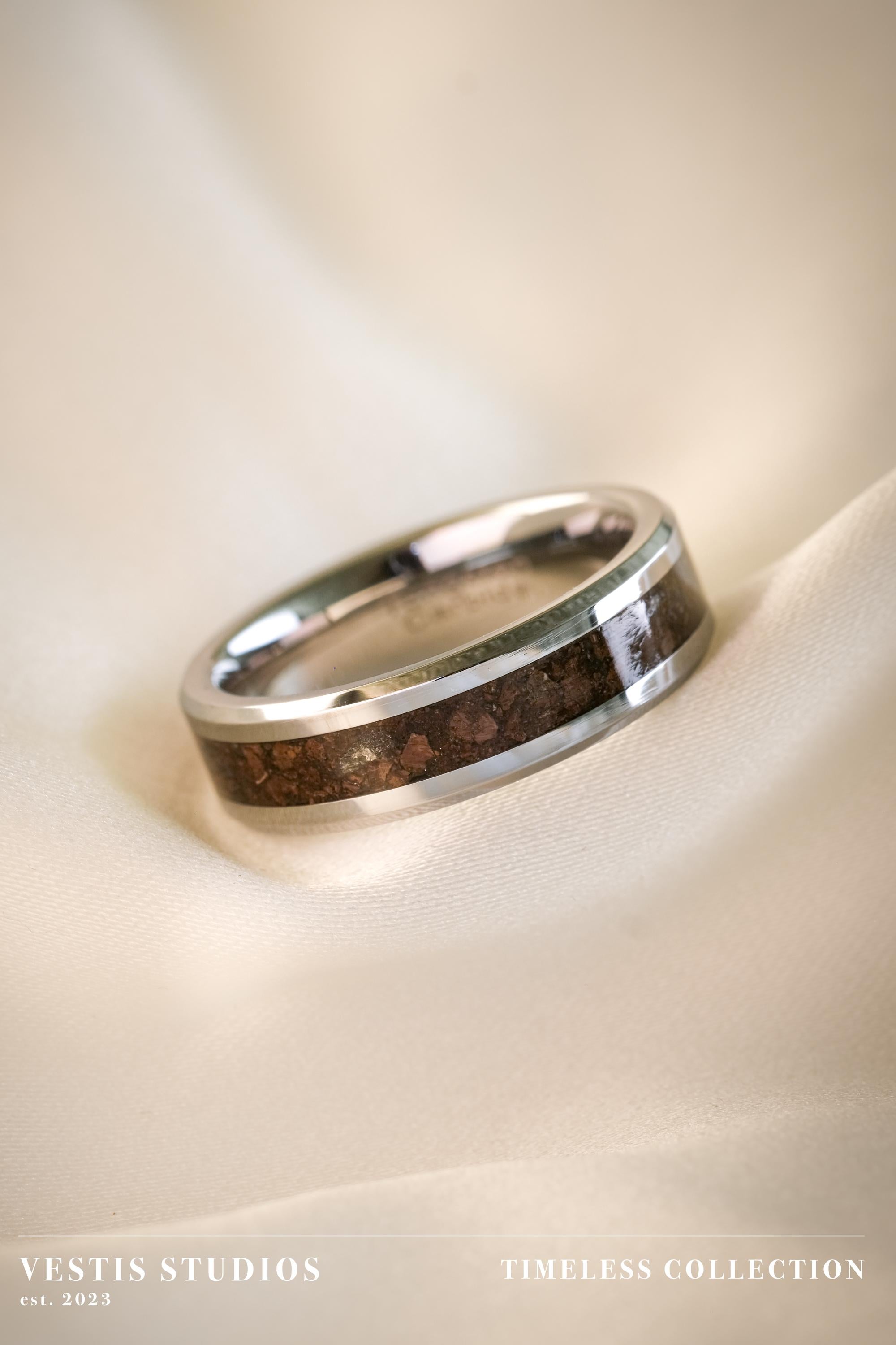 Raptor Fossil Ring – Tungsten Carbide