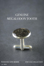 Megalodon Tooth Cufflinks