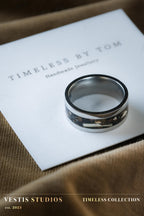 Spinosaurus, Raptor & Diplodocus Fossil Ring – Steel