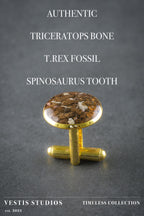T. Rex, Triceratops & Spinosaurus Cufflinks