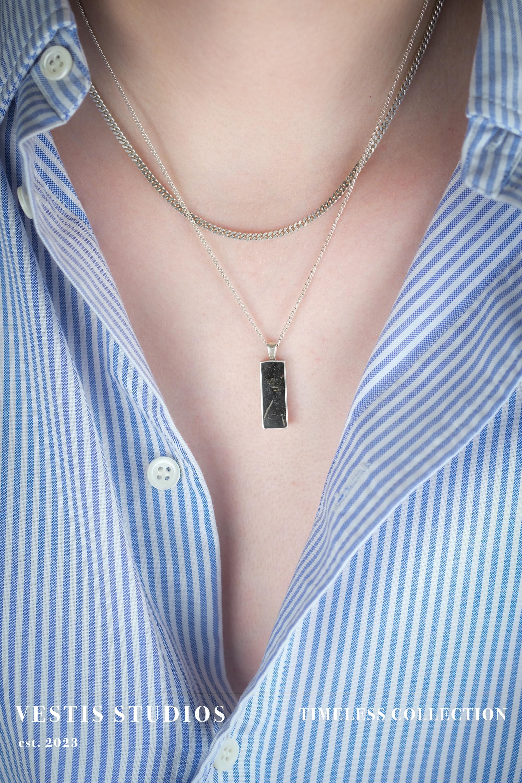 Megalodon Tooth Necklace – Sterling Silver