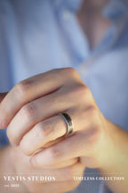 Megalodon Tooth Ring – Titanium