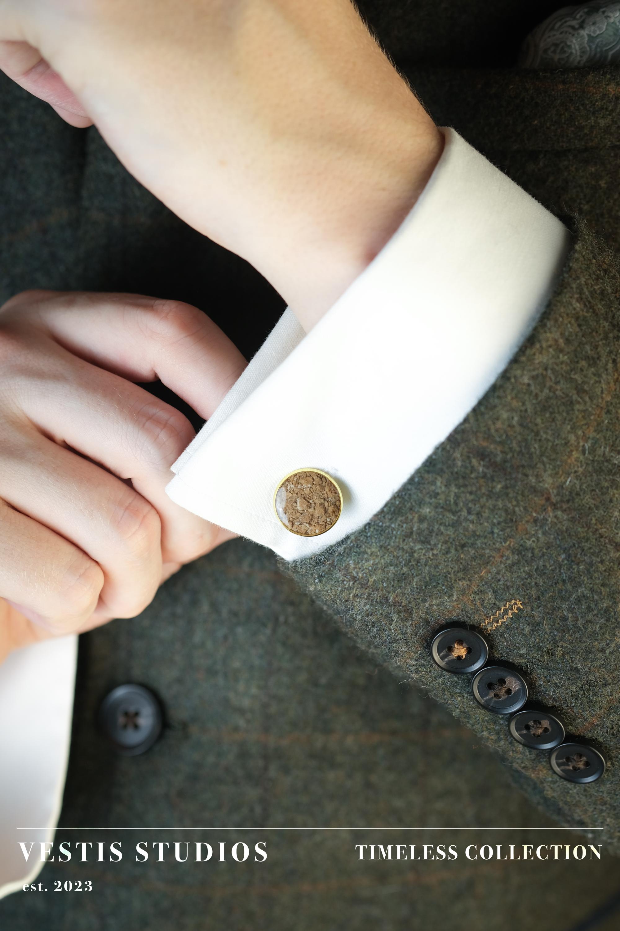 Mosasaur Fossil Cufflinks
