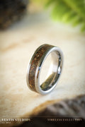 Triceratops Fossil Ring – Tungsten Carbide