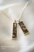 T. Rex, Triceratops & Spinosaurus Fossil Necklace – Sterling Silver