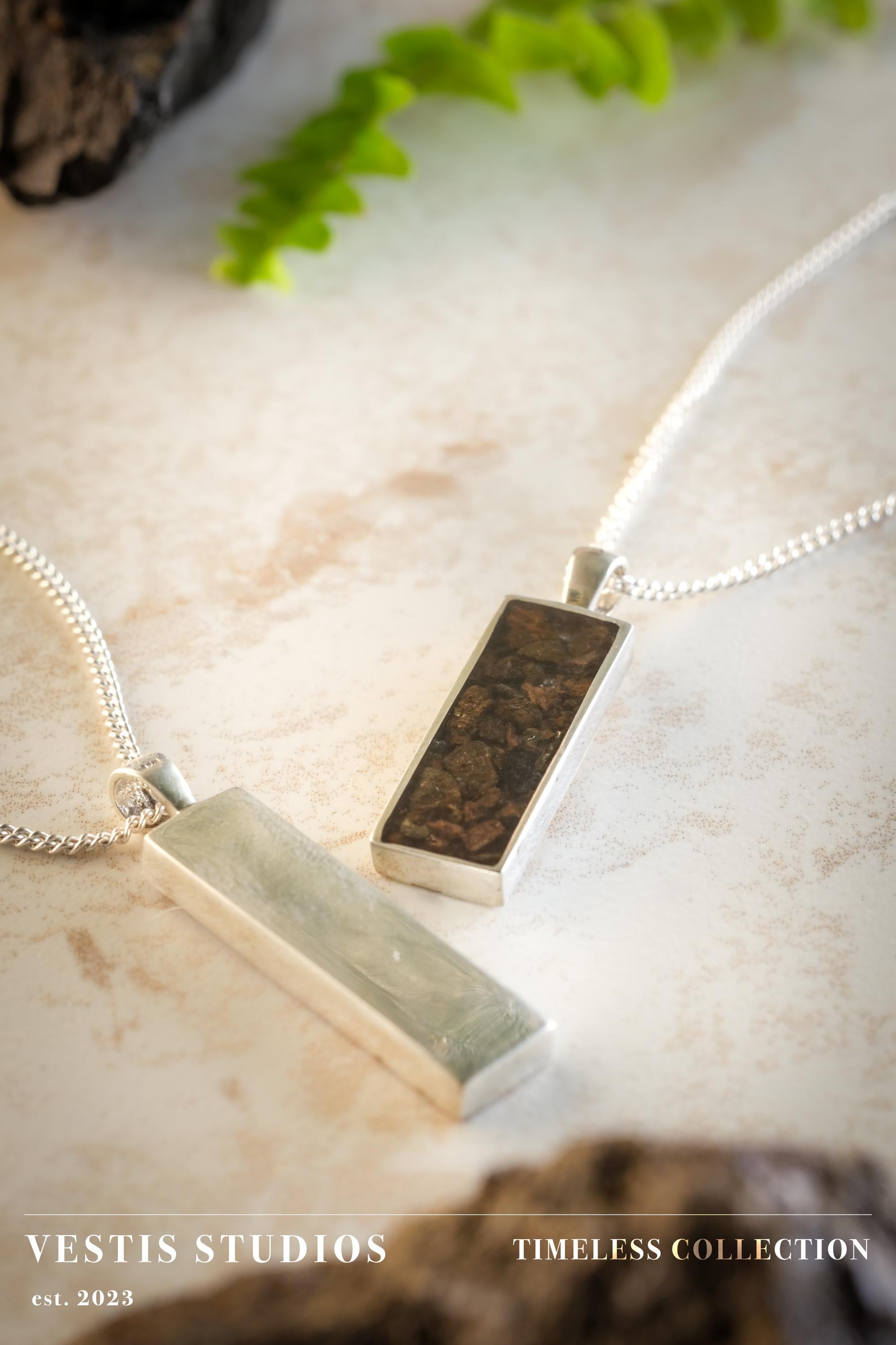 Raptor Fossil Necklace – Sterling Silver