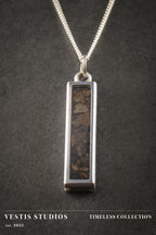 Raptor Fossil Necklace – Plated Silver