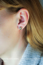 Spinosaurus, Triceratops & T. Rex Fossil Earrings – Sterling Silver