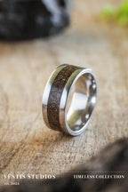 T. Rex Fossil Ring – Steel