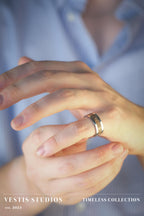 Mosasaur Fossil Ring – Steel