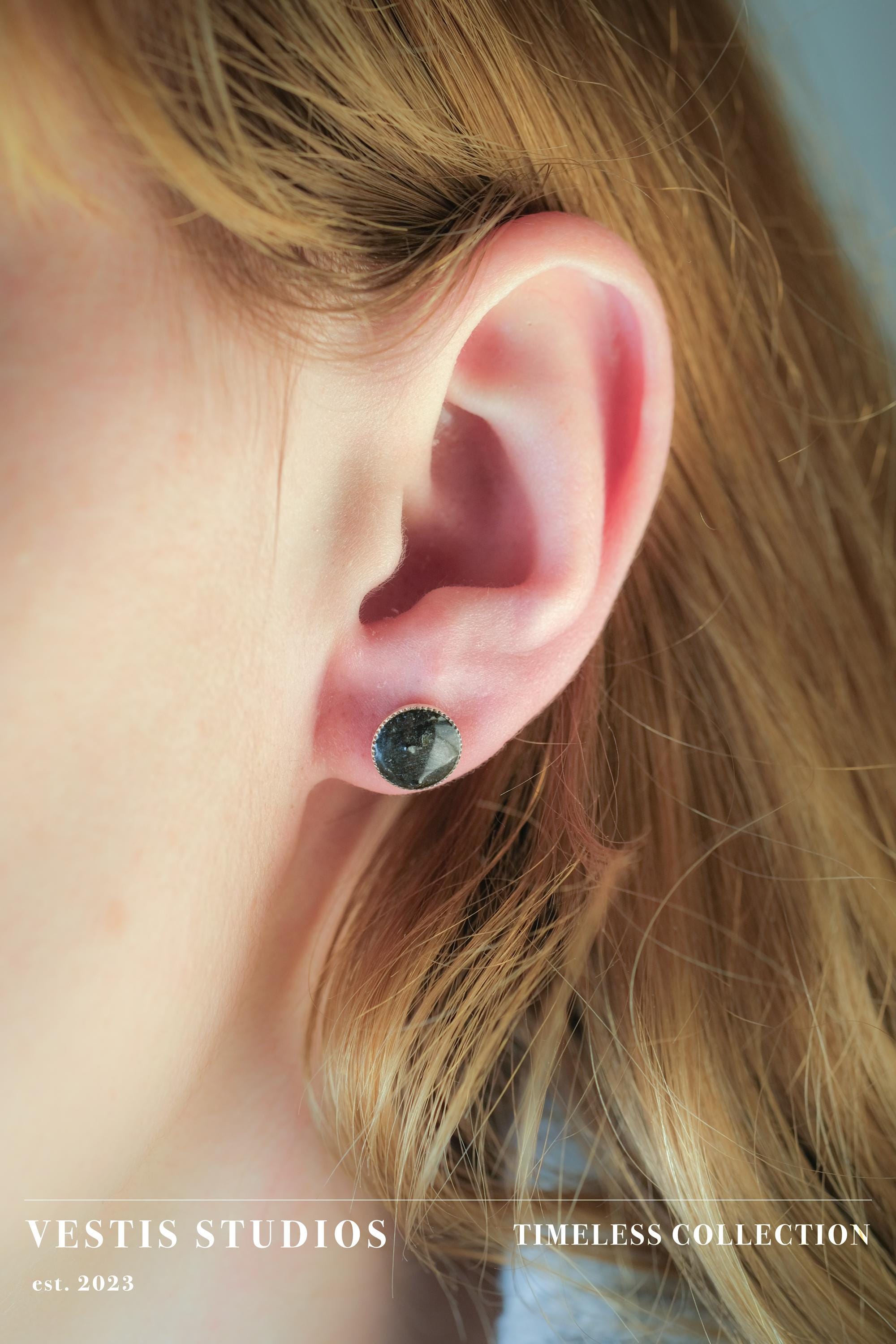 Megalodon Tooth Earrings – Sterling Silver