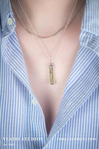 Spinosaurus Tooth Necklace – Plated Silver