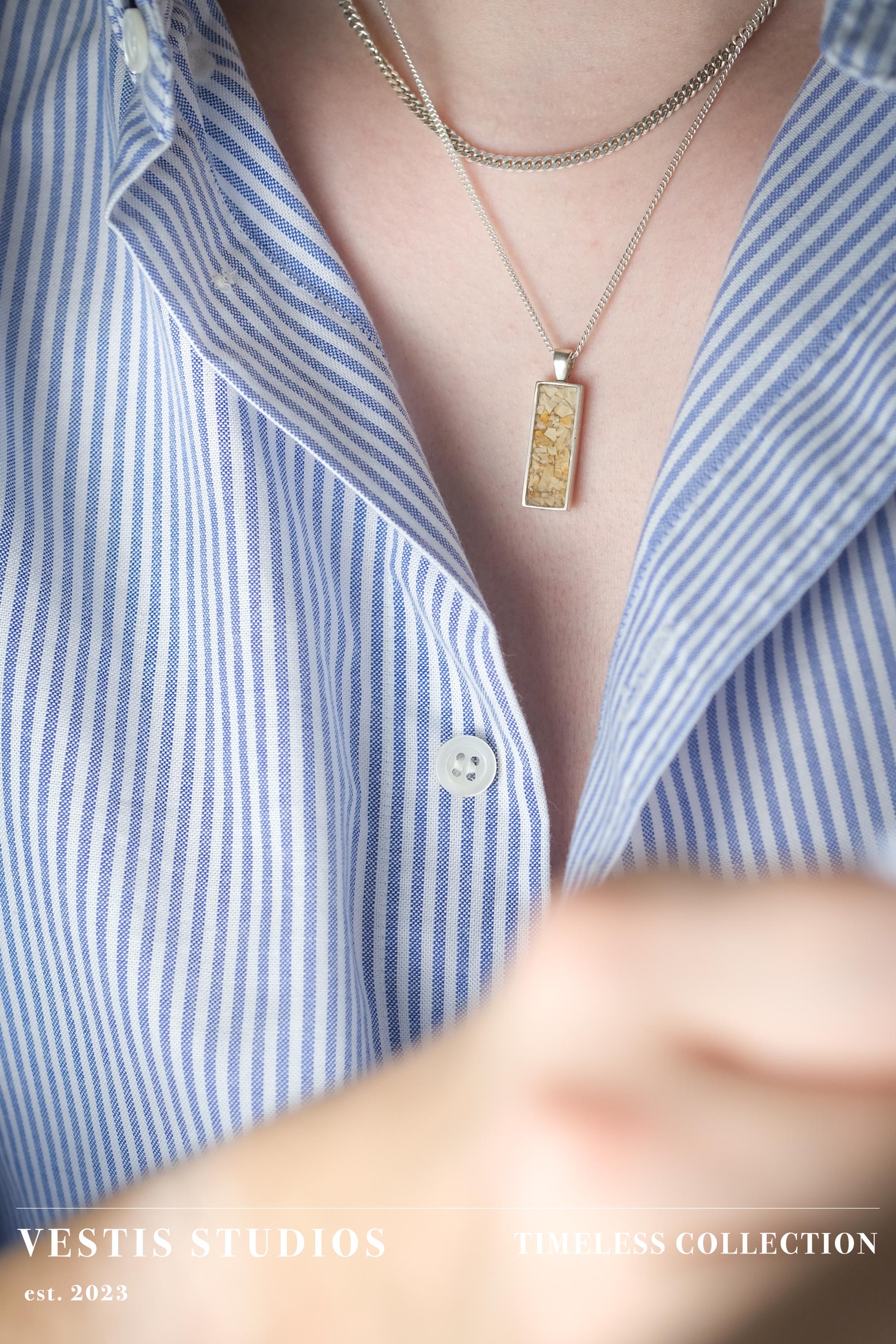 Spinosaurus Tooth Necklace – Sterling Silver