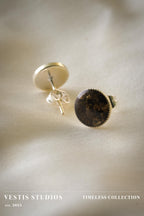 Hadrosaur Fossil Earrings – Sterling Silver