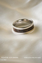 Triceratops Fossil Ring – Steel