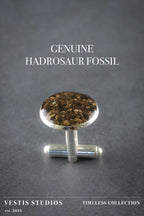 Hadrosaur Bone Cufflinks