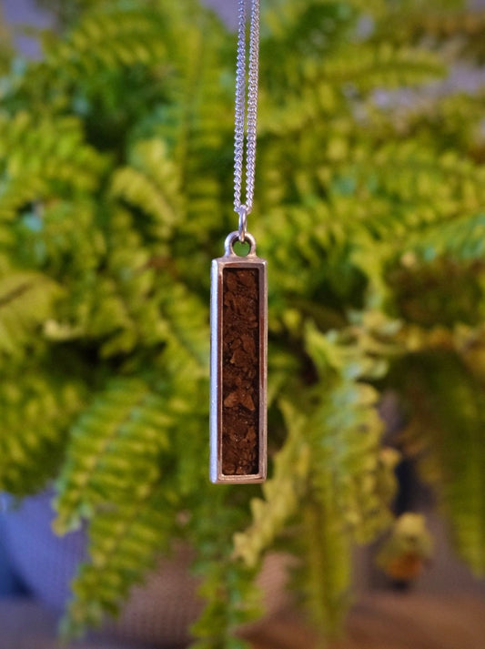 T-Rex Fossil Pendant Necklace