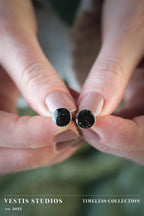 Diplodocus Fossil Earrings – Sterling Silver