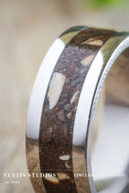 T. Rex, Triceratops & Spinosaurus Fossil Ring – Steel