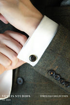 Diplodocus & Meteorite Cufflinks