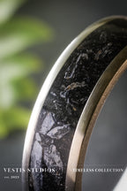 Diplodocus Fossil Ring – Titanium