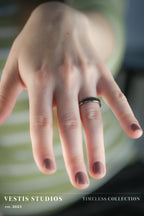 Raptor Fossil Wedding Ring Set – Tungsten