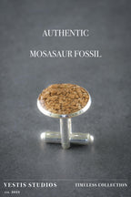 Mosasaur Fossil Cufflinks