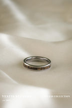 Hadrosaur Fossil Wedding Ring Set – Tungsten