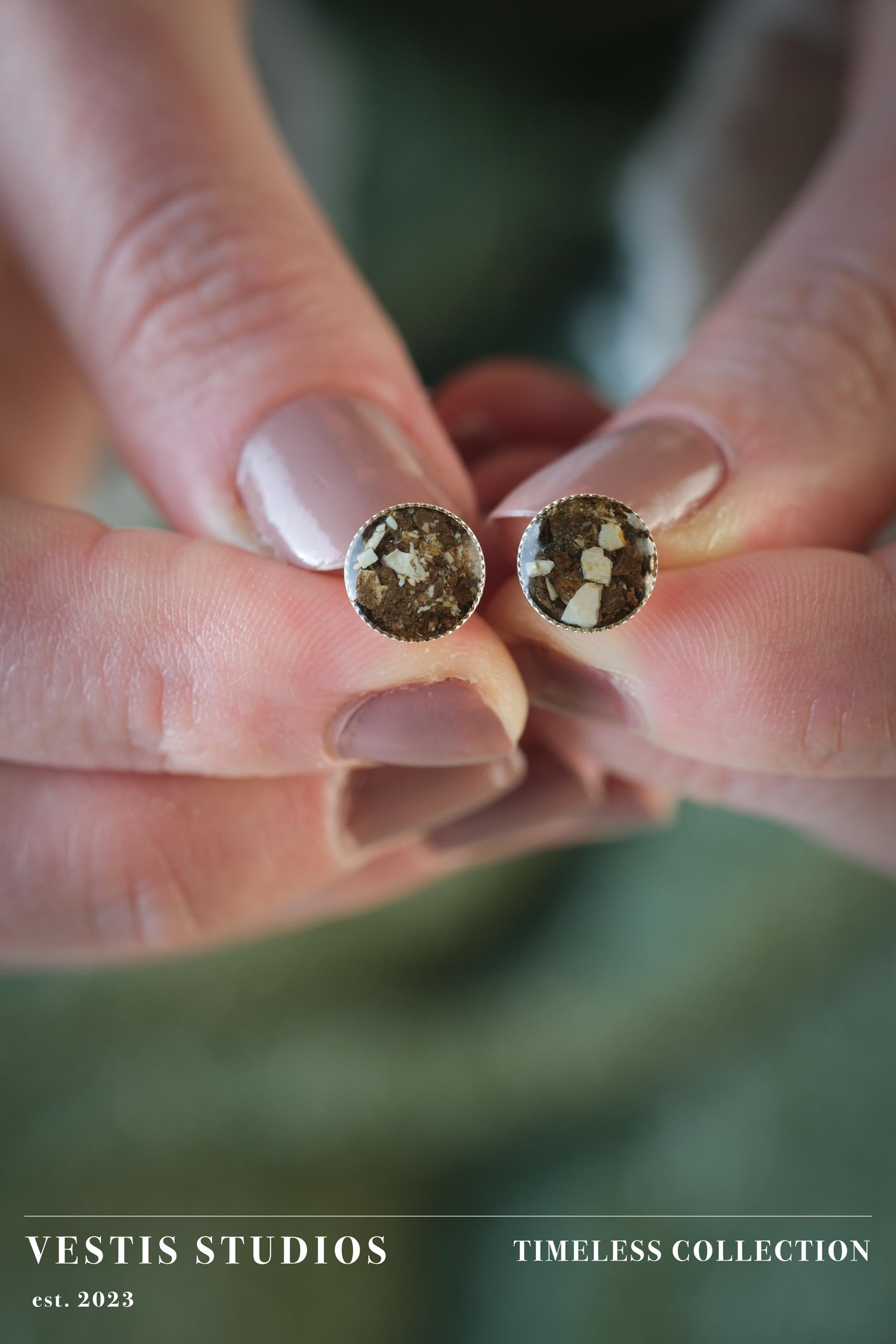 Spinosaurus, Triceratops & T. Rex Fossil Earrings – Sterling Silver