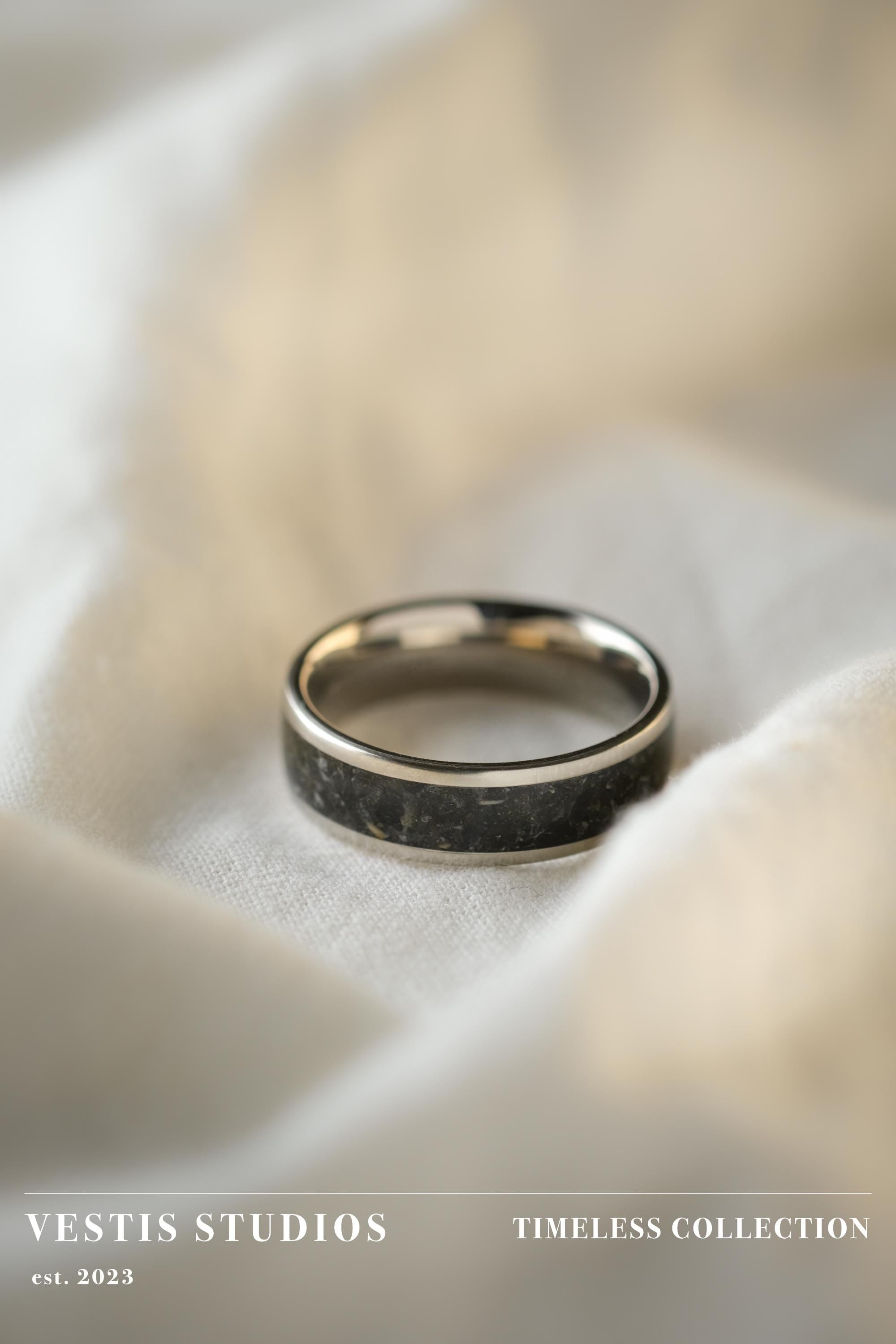 Megalodon Tooth Ring – Titanium