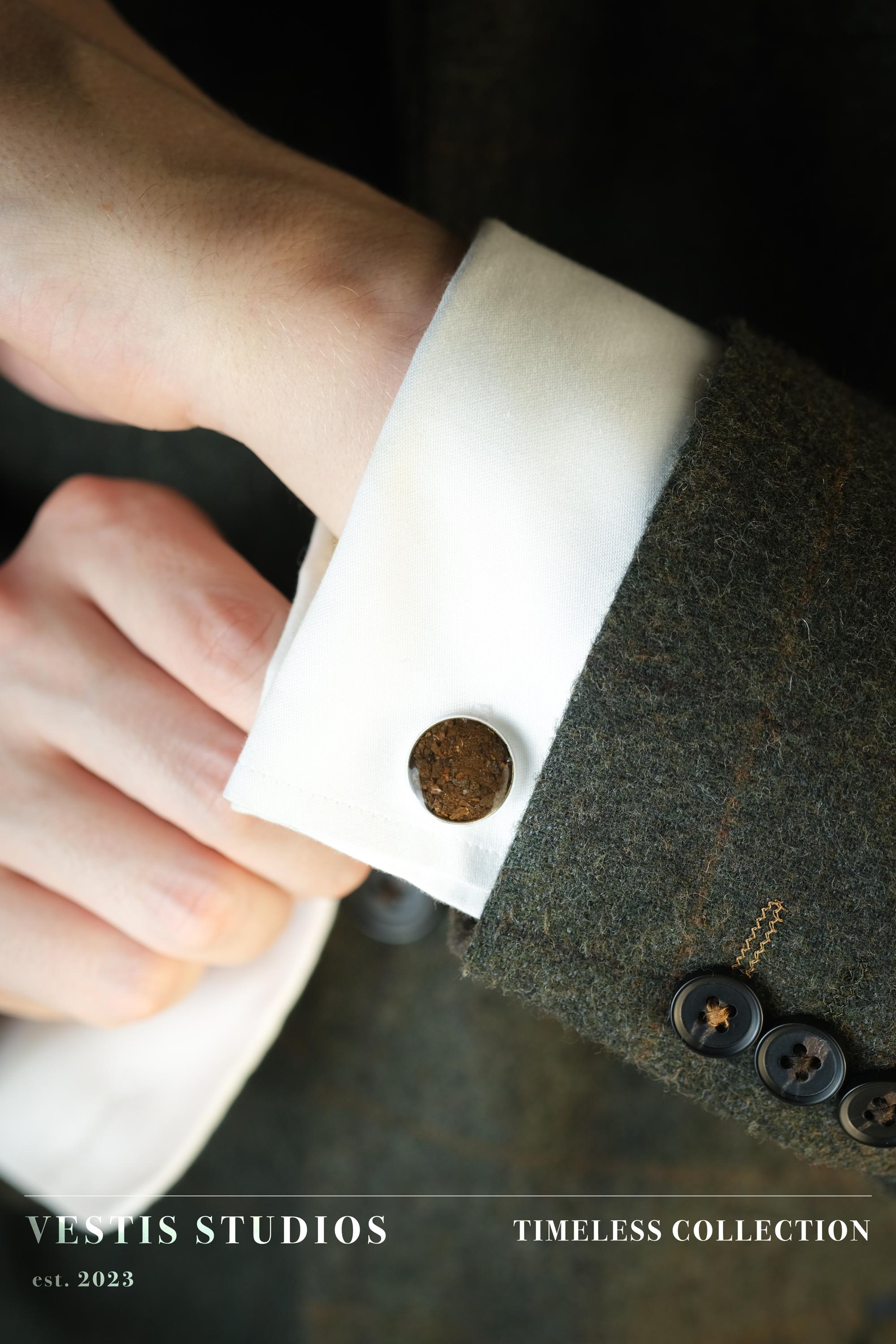Triceratops Fossil Cufflinks